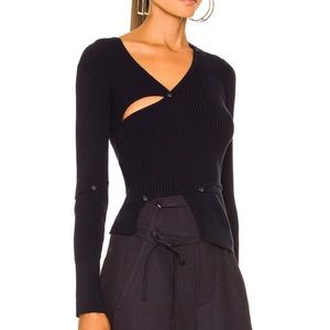 Jacquemus Le Cardigan Tordu Navy